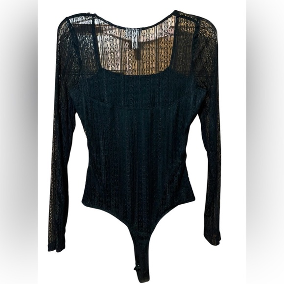 Willow + Root Black Lace Bodysuit Size S - Picture 7 of 12